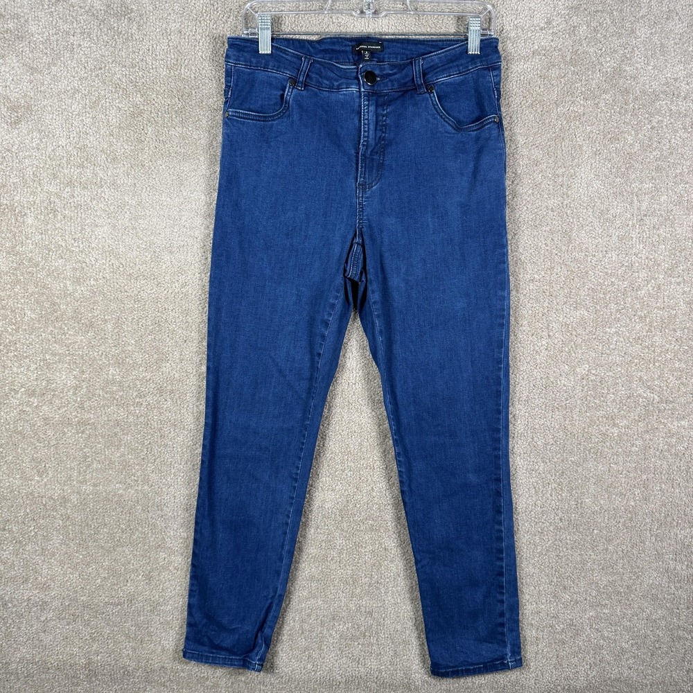 Universal Standard Jeans‎ Womens 8 Blue High Rise Skinny Stretch Denim Pants